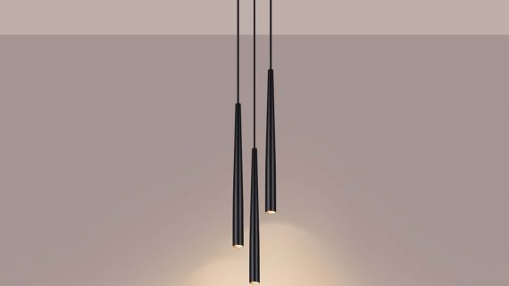 Miniaturka 3 - Lampa wisząca BLANCO 3P czarna