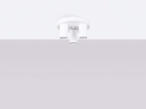 Miniaturka 1 - Biały plafon trójpunktowy z perspektywy na jasnym tle