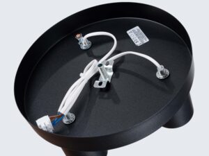 Miniaturka 4 - Czarny plafon od spodu z okablowaniem i kostką elektryczną