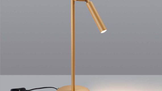 Miniaturka 2 - Lampa biurkowa VARIO złota