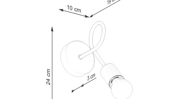 Miniaturka 9 - Kinkiet IGNIS biały