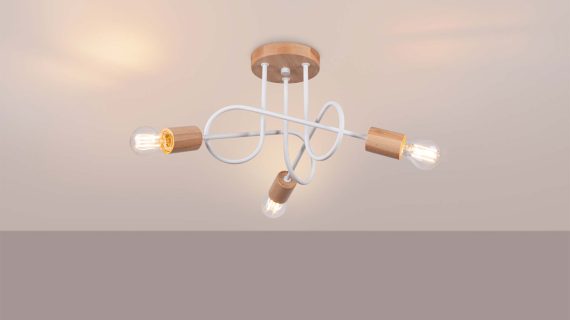 Miniaturka 2 - Żyrandol IGNIS 3 biały