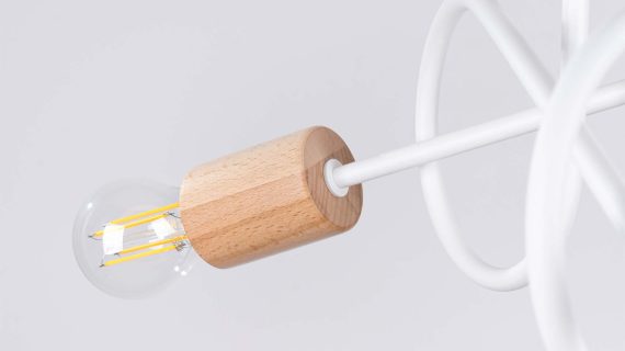 Miniaturka 5 - Żyrandol IGNIS 3 biały