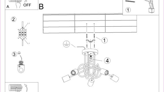 Miniaturka 10 - Żyrandol IGNIS 5 biały