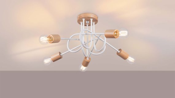 Miniaturka 2 - Żyrandol IGNIS 5 biały