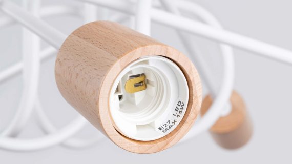 Miniaturka 4 - Żyrandol IGNIS 5 biały