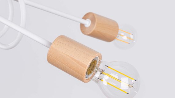 Miniaturka 7 - Żyrandol IGNIS 5 biały