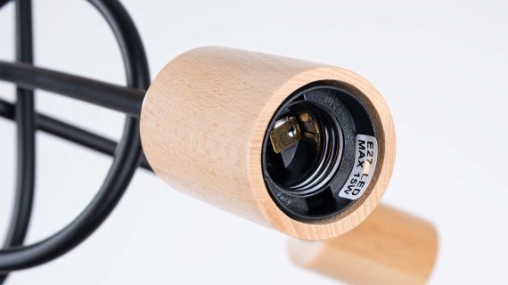 Miniaturka 4 - Żyrandol IGNIS 3 czarny