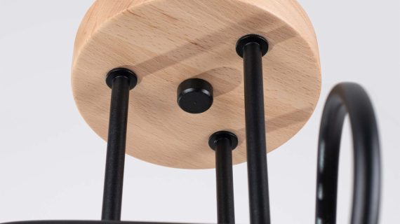 Miniaturka 7 - Żyrandol IGNIS 3 czarny