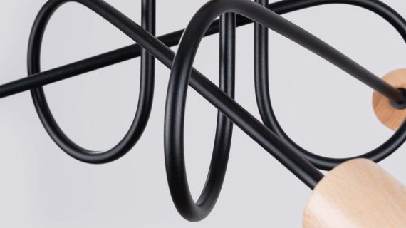 Miniaturka 8 - Żyrandol IGNIS 3 czarny