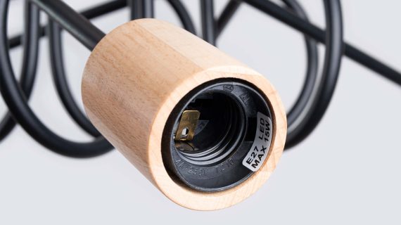 Miniaturka 4 - Żyrandol IGNIS 5 czarny