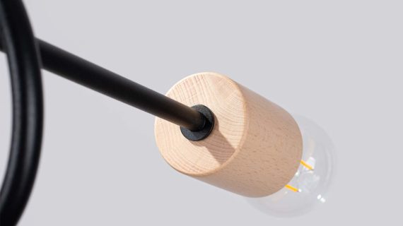 Miniaturka 5 - Żyrandol IGNIS 5 czarny