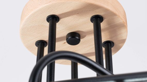 Miniaturka 8 - Żyrandol IGNIS 5 czarny