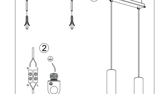 Miniaturka 8 - Lampa wisząca NOVEL 2 beżowa