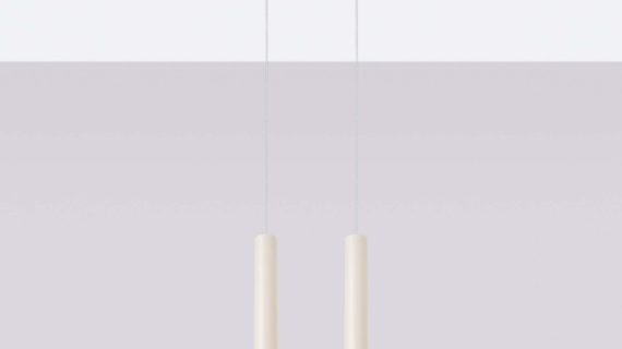 Miniaturka 2 - Lampa wisząca NOVEL 2 beżowa