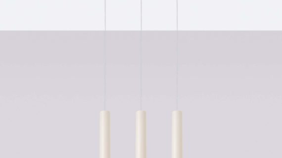 Miniaturka 2 - Lampa wisząca NOVEL 3L beżowa