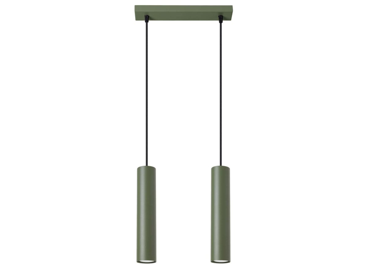 Lampa wisząca NOVEL 2 zielona oliwka