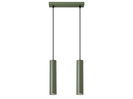 Lampa wisząca NOVEL 2 zielona oliwka