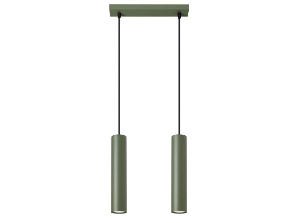 Lampa wisząca NOVEL 2 zielona oliwka