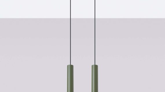 Miniaturka 2 - Lampa wisząca NOVEL 2 zielona oliwka