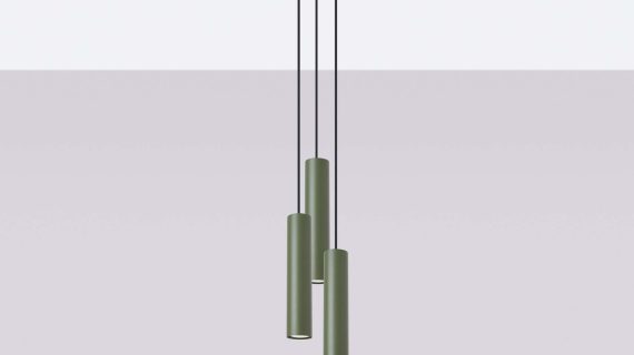 Miniaturka 2 - Lampa wisząca NOVEL 3P zielona oliwka