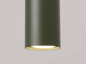 Miniaturka 5 - Cylindryczny klosz lampy oliwkowej z widocznym światłem LED