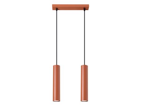 Lampa wisząca NOVEL 2 ochra czerwona