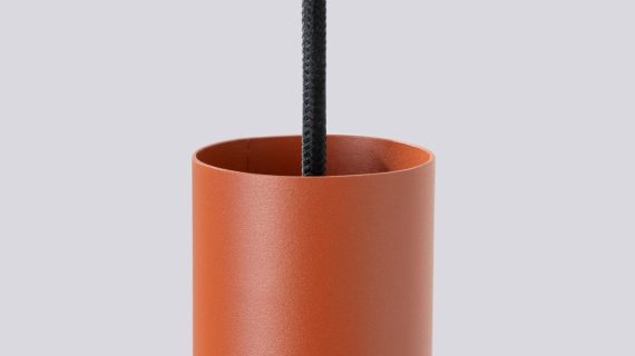 Miniaturka 4 - Lampa wisząca NOVEL 3L ochra czerwona