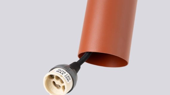 Miniaturka 5 - Lampa wisząca NOVEL 3L ochra czerwona