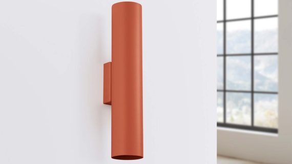 Miniaturka 1 - Kinkiet NOVEL 2 ochra czerwona