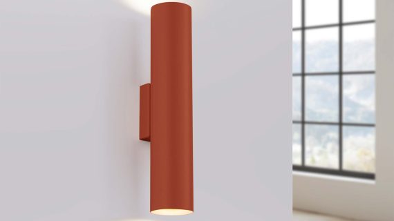 Miniaturka 2 - Kinkiet NOVEL 2 ochra czerwona