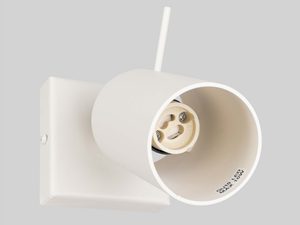 Miniaturka 5 - Wnętrze klosza kinkieta z widocznym gniazdem żarówki GU10