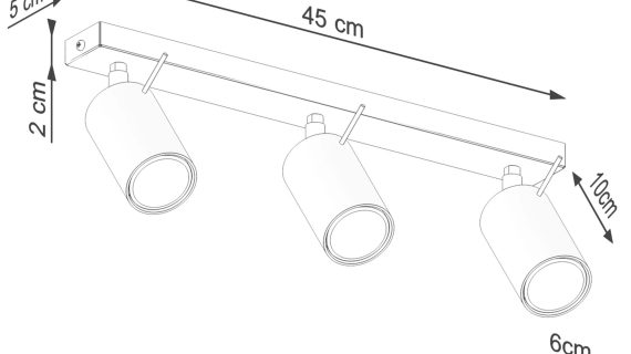 Miniaturka 8 - Plafon RINTO 3L beżowy