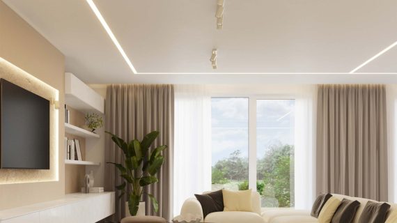 Miniaturka 10 - Plafon RINTO 4L beżowy