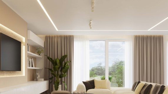 Miniaturka 9 - Plafon RINTO 6L beżowy