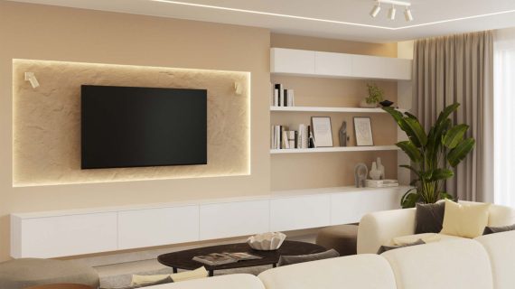 Miniaturka 10 - Plafon RINTO 6L beżowy