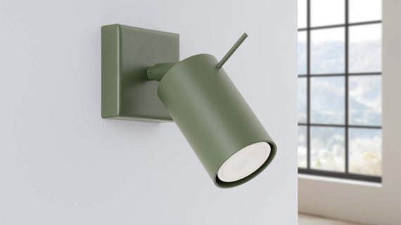 Miniaturka 1 - Kinkiet RINTO zielony oliwkowy