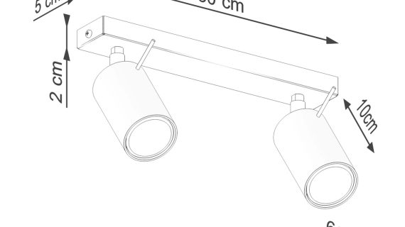 Miniaturka 7 - Plafon RINTO 2 zielony oliwkowy