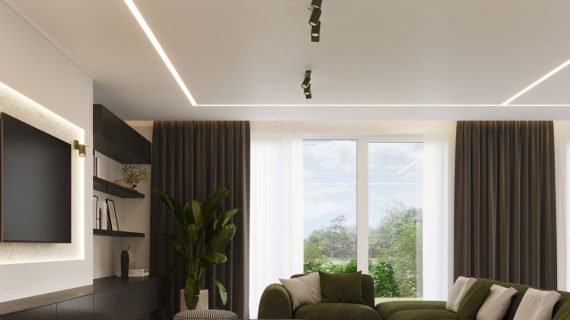 Miniaturka 9 - Plafon RINTO 2 zielony oliwkowy