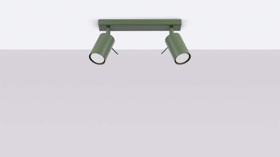 Miniaturka 1 - Plafon RINTO 2 zielony oliwkowy