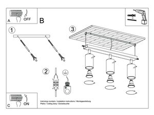Miniaturka 8 - Instrukcja montażu plafonu sufitowego z reflektorami krok po kroku