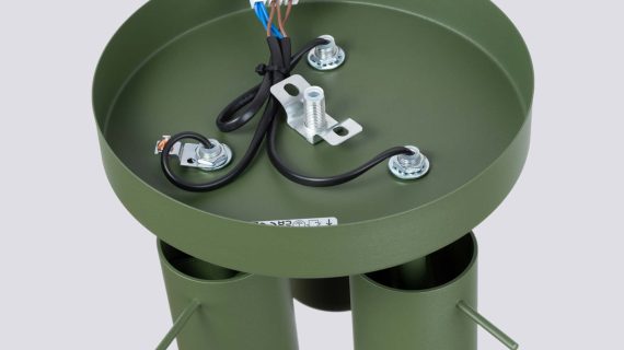 Miniaturka 3 - Plafon RINTO 3P zielony oliwkowy