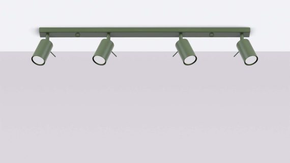 Miniaturka 1 - Plafon RINTO 4L zielony oliwkowy