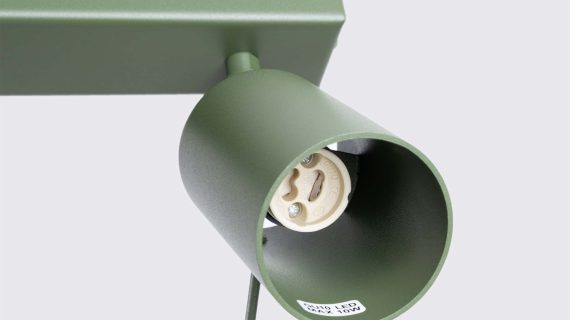 Miniaturka 4 - Plafon RINTO 4L zielony oliwkowy