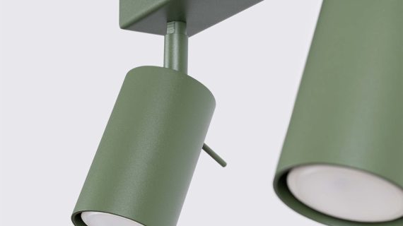 Miniaturka 6 - Plafon RINTO 4L zielony oliwkowy