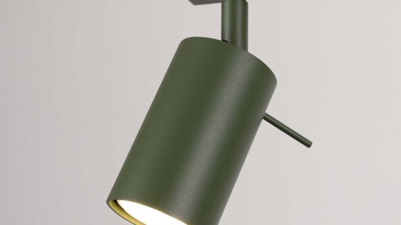 Miniaturka 7 - Plafon RINTO 6L zielony oliwkowy