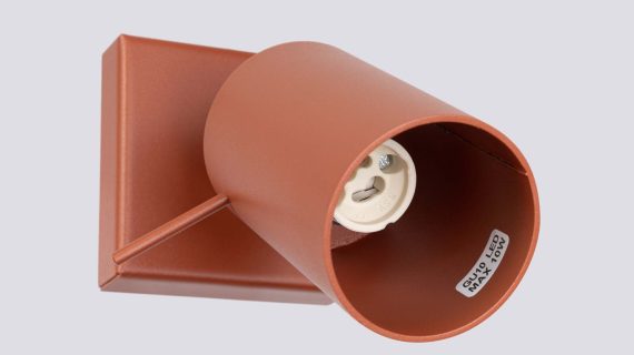 Miniaturka 1 - Kinkiet RINTO ochra czerwona