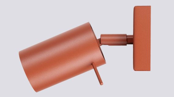 Miniaturka 2 - Kinkiet RINTO ochra czerwona