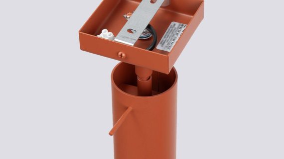 Miniaturka 3 - Kinkiet RINTO ochra czerwona