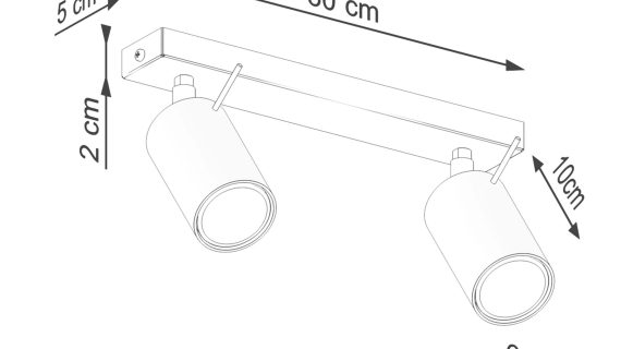 Miniaturka 8 - Plafon RINTO 2 ochra czerwona